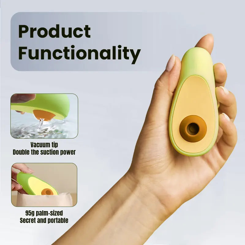 Avocado Clit Sucker Vibrator