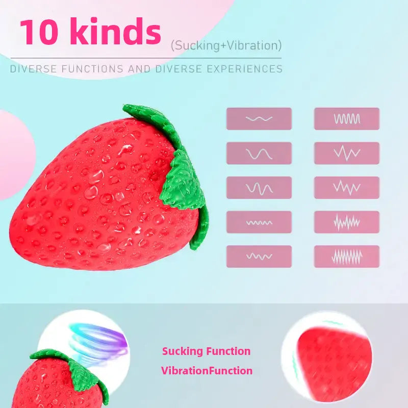 Strawberry Clit Tease Vibrator