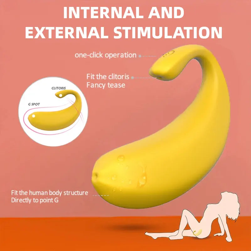 Love Banana Remote Vibrator