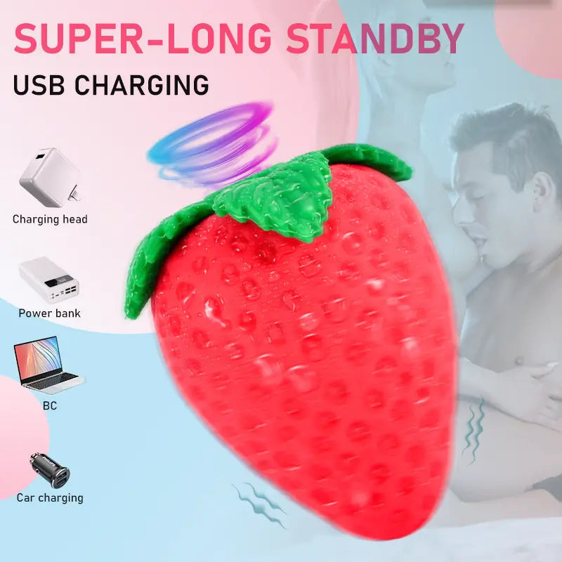 Strawberry Clit Tease Vibrator